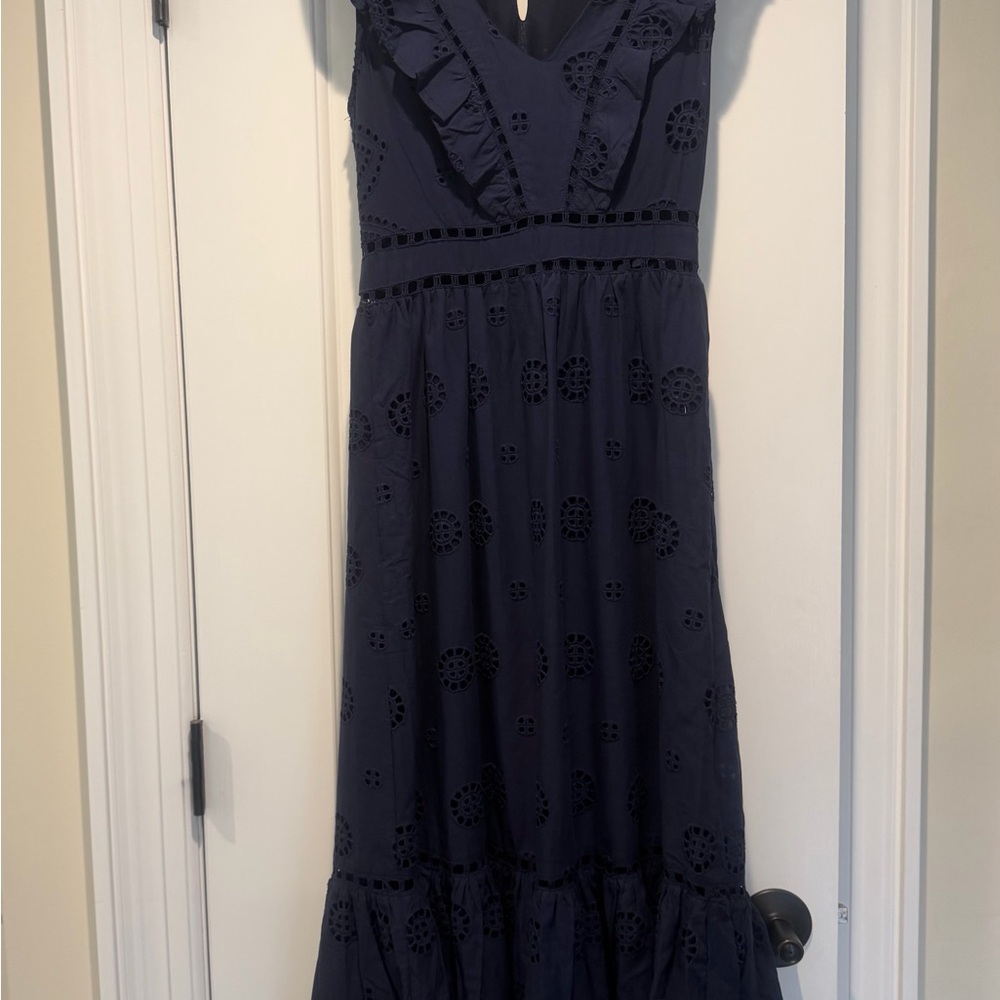 Aqua Midnight Blue Maxi Dress.